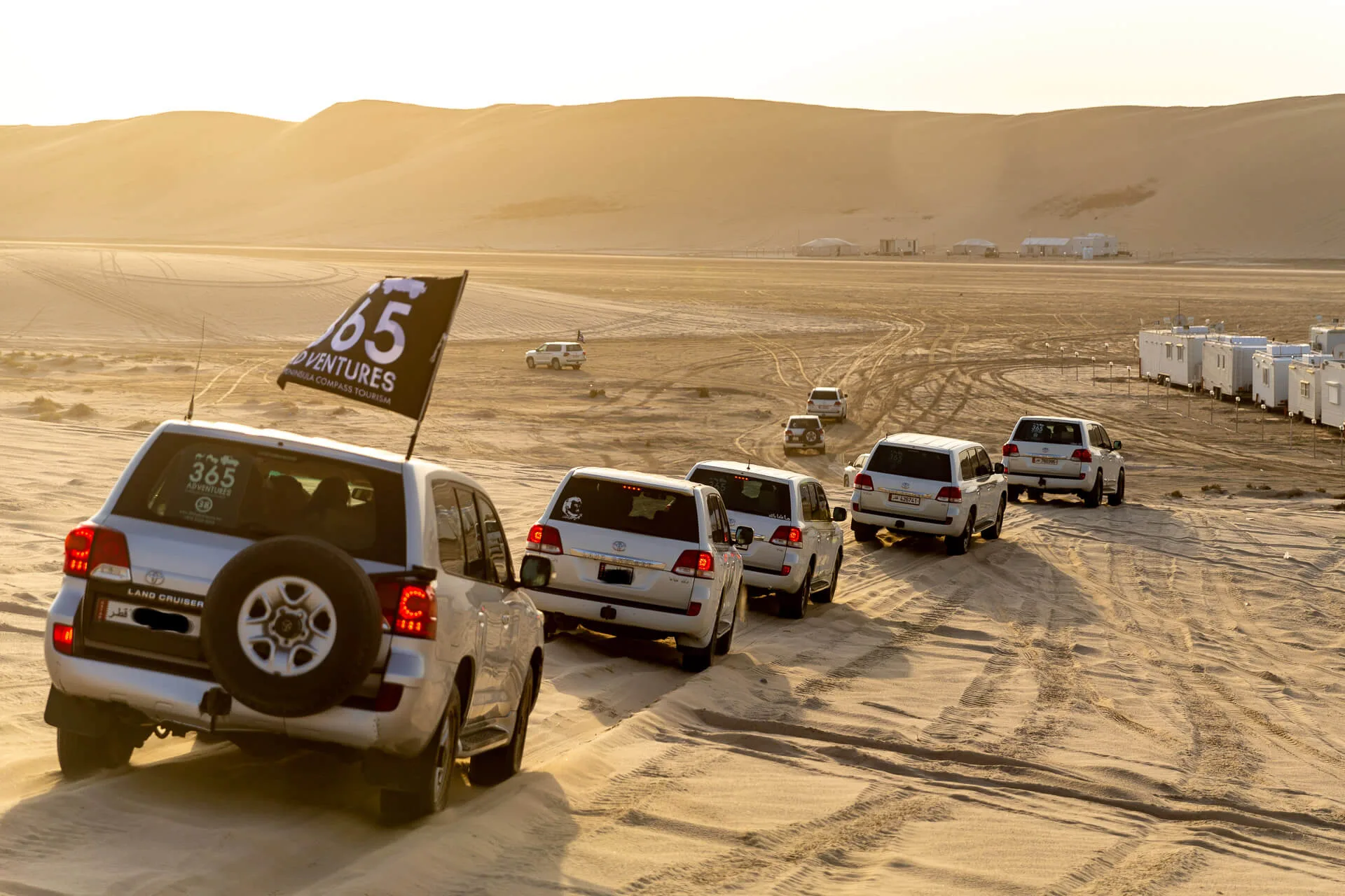365 Adventures 4x4 Fleet in Qatar and Saudi Arabia Deserts