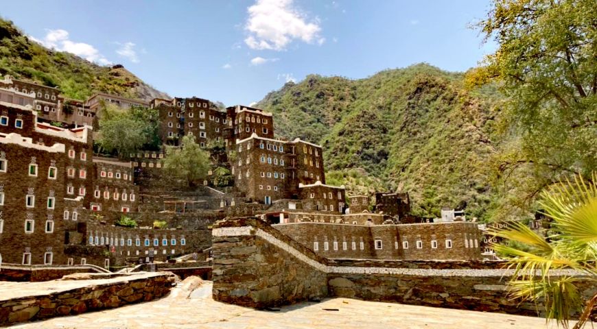 Rijal Alma Heritage Village in Saudi Arabia