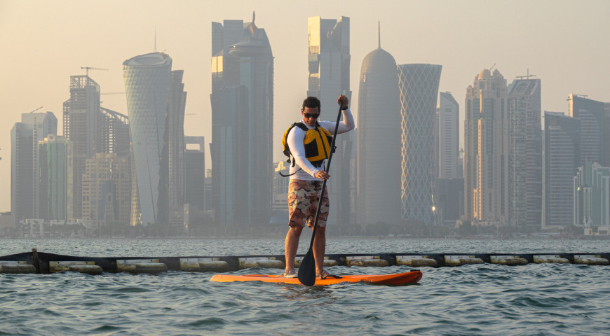 Paddling at MIA