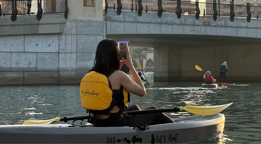 kayaking at the Pearl